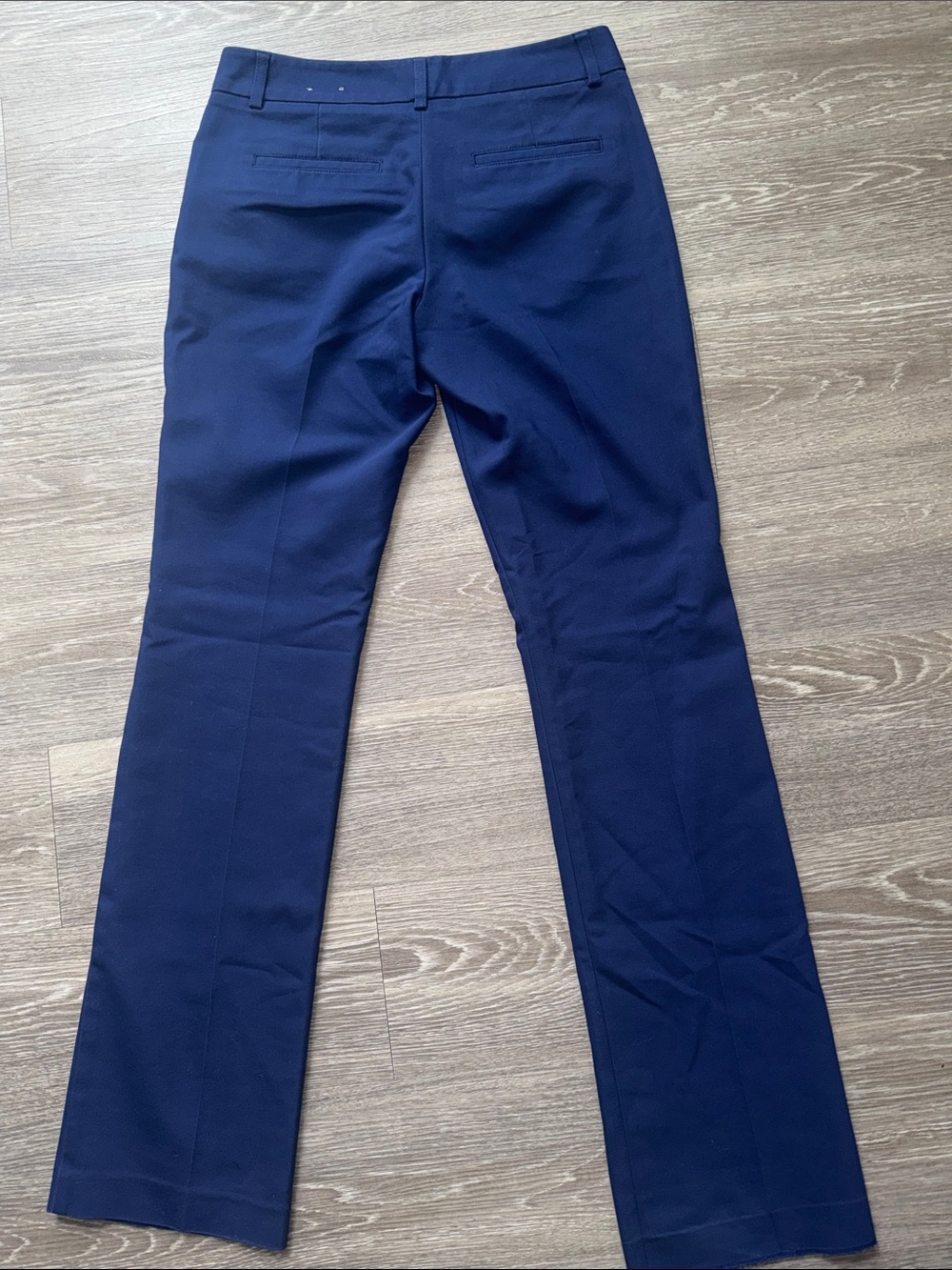 Express Navy Boot-Cut Dress Pants - Picture 3 of 3